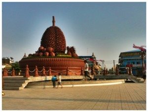 Durian monument in kampot cambodia